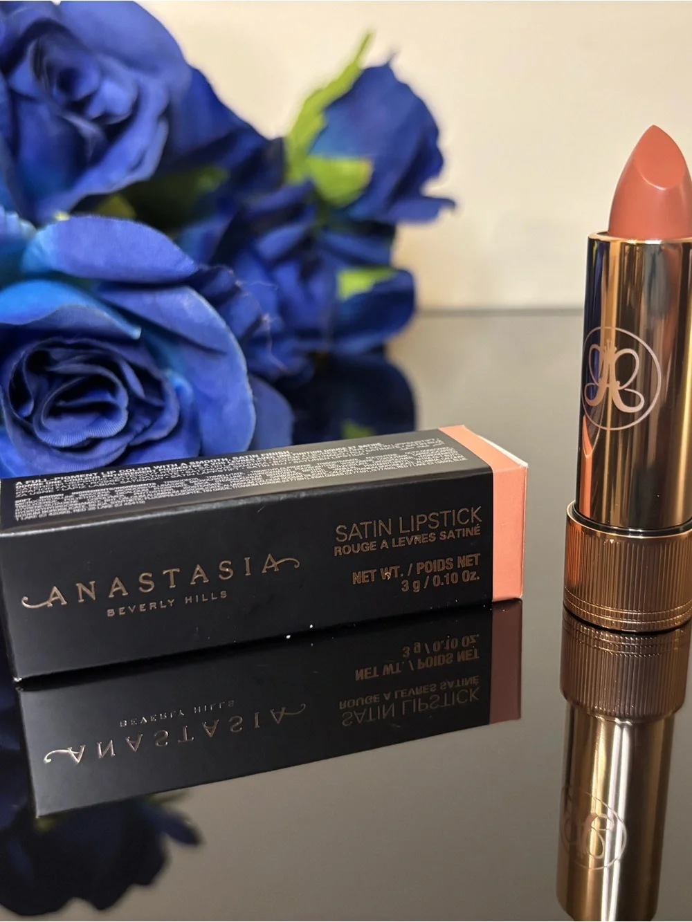 NWT Anastasia Beverly Hills Satin Lipstick - Soft Brown - size 3g
